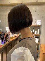 ヘアーアンドメイク ファット(Hair&Make PHAT)&nbsp;大人可愛いミニボブナチュラルブラウンカラー20代30代
