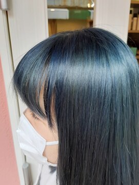 ヘアーアンドスパ コーラルルーム(Hair&spa CORAL room) 思いきってブルーカラーに♪