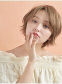 外ハネ×ラフミニマムボブ