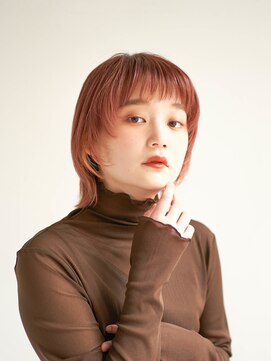 ジュール サウス 新宿南口(Joule South) 顔型別ヘアスタイル特集/マロンベージュ/Aラインボブ/新宿