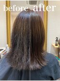 【髪質改善】地毛風縮毛矯正