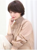 くびれショートハンサムショートショートシースルー前髪美髪