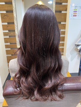 ルー(loup) ショコラピンク/ピンクグラデーション/ダブルカラー/髪質改善