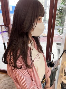 チップタップ 町田店(tip top) ぱっつん前髪×顔まわりレイヤー◯