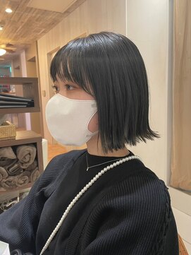 ディフィーノ 赤坂(DIFINO) ベルボブ×透明感グレー