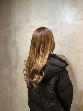 リエコー(RE'ECHO) プルエクステダイヤモンドヘア/ハイライト/ピンクベージュ