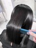 【稲垣指名限定】〈美髪縮毛矯正＋カット＋髪質改善トリートメント〉