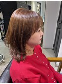 レイヤーボブ 外ハネボブ くびれレイヤー