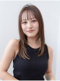 20代30代美髪質改善レイヤーカットナチュラルカラー小顔
