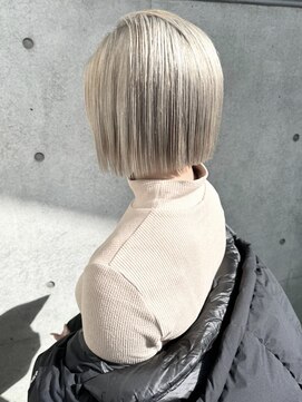 メロン 恵比寿(MERON) 《MINAMI》タッセルボブ&ミルクティーブロンド