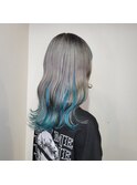 【COLO 吉祥寺  丹澤　智子】スモーキー×ターコイズ