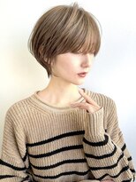 アンド ストーリーズ(&STORIES)&nbsp;ショートボブ髪型20代30代前髪あり前髪なし面長丸顔【荒牧】AY17