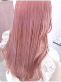 ピンクカラー/ピンク/ピンクベージュ/ダブルカラー/ロング/学割
