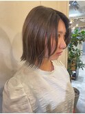 【グレージュ/ボブ】