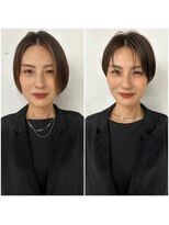 メロウ(me'lou) 《me’lou》ハンサムショート×ハイライト20代30代40代50代