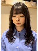 黒髪/ボブルフ/ネビージュ/小顔/ワンレン/仙台/髪質改善