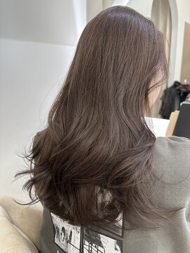 ロングレイヤー オリーブベージュ【梅田】