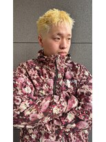 ブローチ(broche)&nbsp;スパイキーショート　ハイトーンカラー　イージーパーマ