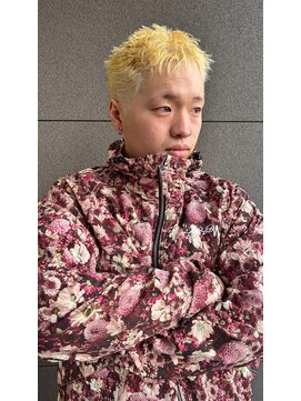 ブローチ(broche) スパイキーショート ハイトーンカラー イージーパーマ