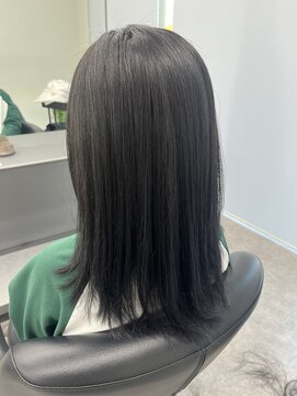 ガルボヘアー 桟橋店(garbo hair) ダークグレージュ　トリートメント　透明感カラー