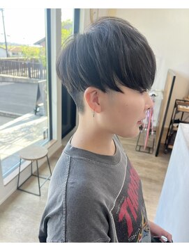 アーブル ヘアーアンドメイク(ARBRE) 刈り上げショートハイライトデザインカラー