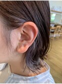 イヤリングカラーホワイトラベンダー