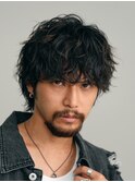 武蔵小杉シャドウパーマ緩めマッシュカット無造作パーマ