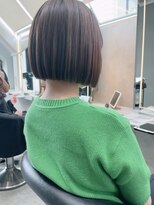 リール 銀座(R'EEL) 髪質改善縮毛矯正レイヤーカット顔周り前髪韓国ミニボブ/銀座