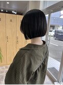 黒髪ボブ/髪質改善ストレート