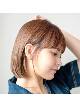 モンド ヘアクリエーション 西田店(monde hair creation) 【monde】ワンカール×切りっぱなしボブ×2WAYバング