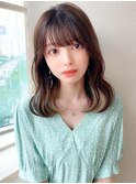 ミディアムウルフひし形シルエットひし形ボブヨシンモリ