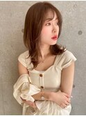 レイヤー/ネビージュ/韓国ヘア/イメチェン/縮毛矯正/中野/