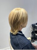 韓国マッシュスペインカールスパイキーショートブルーブラック