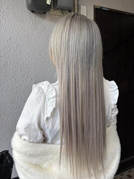 ディー エメ(D-aimer-) ホワイトパールアッシュ+エクステ