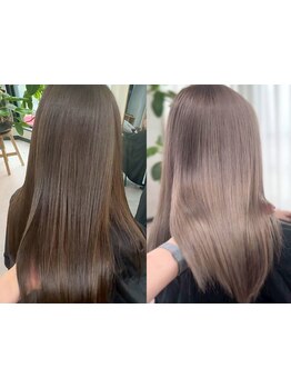 <話題の髪質改善ストレート*>髪に合う提案のため縮毛矯正や酸性ストレートなど多様な薬剤を導入*[大和駅]