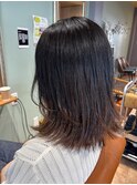 カラーのみのソフトバレイヤージュ