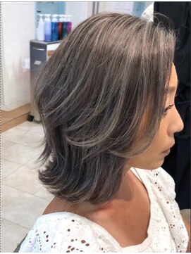 クレア 相武台(CREA) 30代白髪ぼかしカラー【/相武台/ハイライト/ブリーチ/髪質改善】