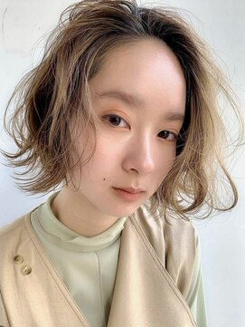 アンドレイ 表参道(andrey) クラゲヘアー/小顔に見せるヘア/ココアベージュ/表参道