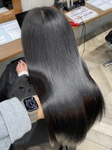 アンジェリカ 立町店(ANGELICA)&nbsp;暗髪　グレージュ　髪質改善　縮毛矯正