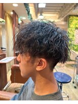 バグスドゥア(Bagus dua)&nbsp;刈り上げセンターパートザツイスパ1.30