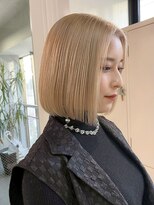 DATE梅田 ダブルカラー/ブリーチなしダブルカラー/ハイトーン【4月上旬OPEN(予定)】 ダブルカラー/ケアブリーチ/ミルクティーベージュ/レイヤー/梅田