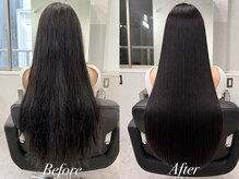 【ご新規様限定＊アイロン要らずの毎朝に♪】カット＋美髪縮毛矯正＋ULTOWAorリンゴ幹細胞＋超音波/￥23900