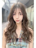 リークフー(Ree cu fuu) 韓国風くびれレイヤーカットハッシュカットミルクティーベージュ