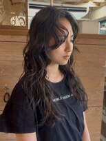 ヘアーアートシフォン 川口東口店(hair art chiffon)&nbsp;ダークパープル/美髪/ワンホンレイヤーカット/エアリーロング/