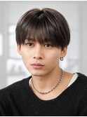 シースルーマッシュフェザーパーマラウンドマッシュ韓国マッシュ