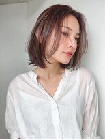 ユニカ オレ(UNIKA ore)&nbsp;ハッシュカットグレージュデザインカラーツートーンカラー北長瀬