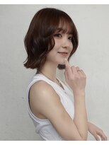 シャチュー 渋谷神南(SHACHU)&nbsp;《ゆるめパーマ》秋に透明感たっぷりヘーゼルブラウン