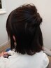 《メンテナンスに》ハーブリタッチカラー+トリートメント（ホームケア付）