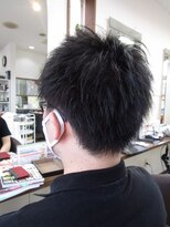 コアフィールフィス(COIFFURE fils)&nbsp;《見附　今町》メガネ男子　束感黒髪ショート