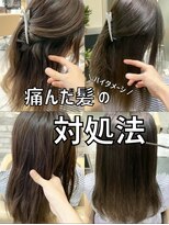 リアン アオヤマ(Liun aoyama) ダメージ毛の対処法